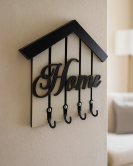 Home Yazılı Ev Şeklinde Duvar Anahtarlık Askısı
