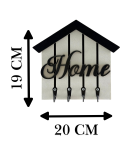 Home Yazılı Ev Şeklinde Duvar Anahtarlık Askısı