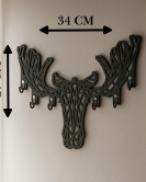 Geometrik Geyik Duvar Anahtarlık Askısı
