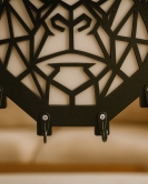 Goril Figürlü Duvar Anahtarlık Askısı