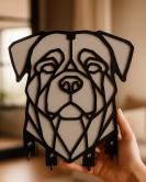 Köpek Figürlü Duvar Anahtarlık Askısı Köpek Figürlü Duvar Anahtarlık Askısı