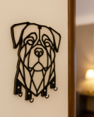 Köpek Figürlü Duvar Anahtarlık Askısı Köpek Figürlü Duvar Anahtarlık Askısı