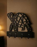 Kaplumbağa Figürlü Duvar Anahtarlık Askısı