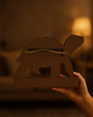 Kaplumbağa Figürlü Duvar Anahtarlık Askısı