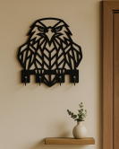 Kartal Figürlü Duvar Anahtarlık Askısı