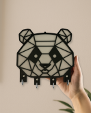 Panda Figürlü Duvar Anahtarlık Askısı Panda Figürlü Duvar Anahtarlık Askısı