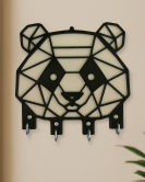 Panda Figürlü Duvar Anahtarlık Askısı Panda Figürlü Duvar Anahtarlık Askısı