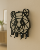 Panda Figürlü Duvar Anahtarlık Askısı Panda Figürlü Duvar Anahtarlık Askısı