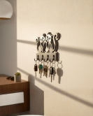 Sevimli Kediler Anahtarlık Askılığı – Güçlü Çift Taraflı Bantlı