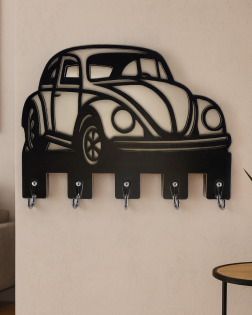 Vosvos Figürlü Duvar Anahtarlık Askısı