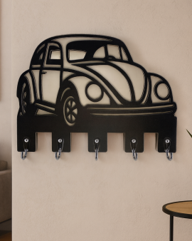 Vosvos Figürlü Duvar Anahtarlık Askısı