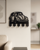 Vosvos Figürlü Duvar Anahtarlık Askısı