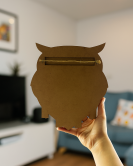 Baykuş Figürlü Duvar Anahtarlık Askısı