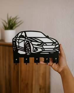 Araba Figürlü Anahtarlık Askısı