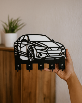 Araba Figürlü Anahtarlık Askısı