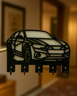 Araba Figürlü Anahtarlık Askısı