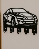 Dekoratif Araba Figürlü Anahtarlık Askısı