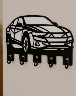 Araba Figürlü Anahtarlık Askısı