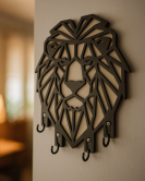 Geometrik Aslan Figürlü Anahtarlık Askısı